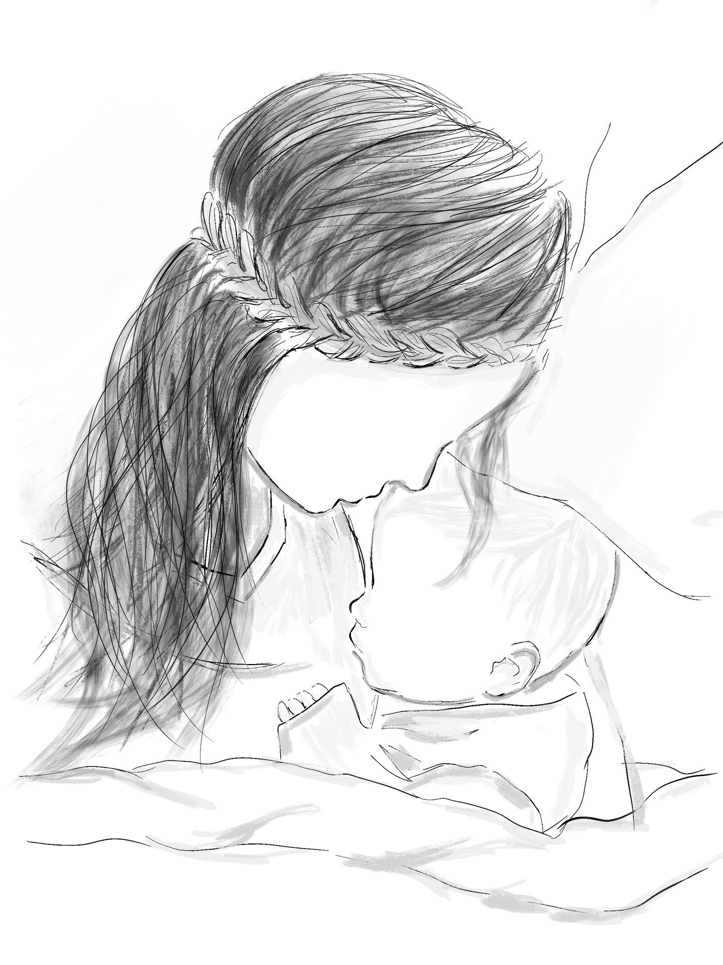 Limited Edition Print Snoozing With Mummy